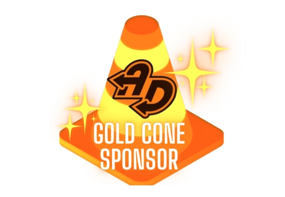 Gold Traffic Cone Gold Traffic Cone