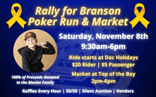 Rally for Branson Benefit Poker Run & Market