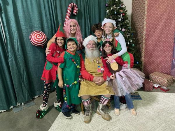Santa and the Elf gang