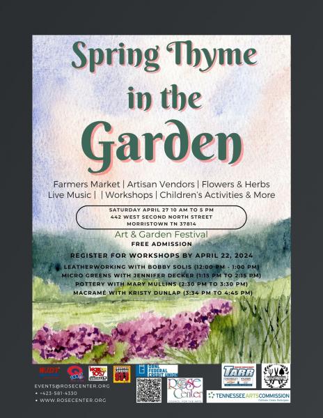 Spring Thyme in the Garden Festival