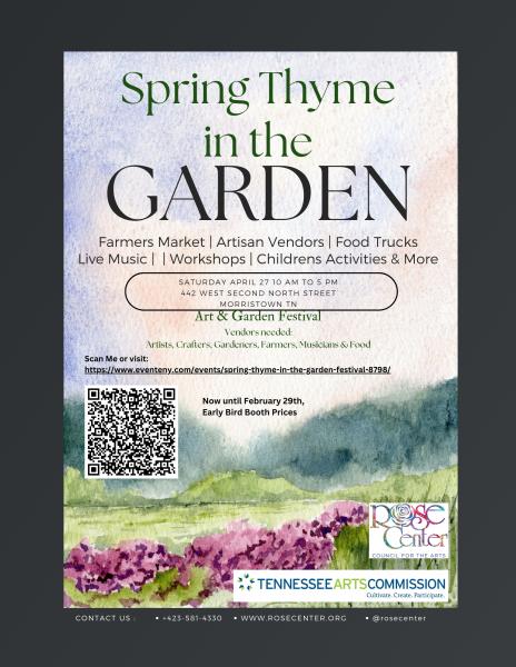 Spring Thyme in the Garden Festival
