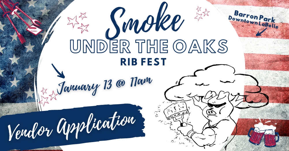 Smoke Under the Oaks Rib Fest VENDOR Application 2024 Smoke Under the