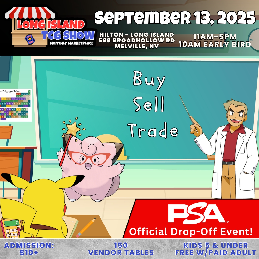 Long Island TCG Show Monthly Marketplace - Sept 2025