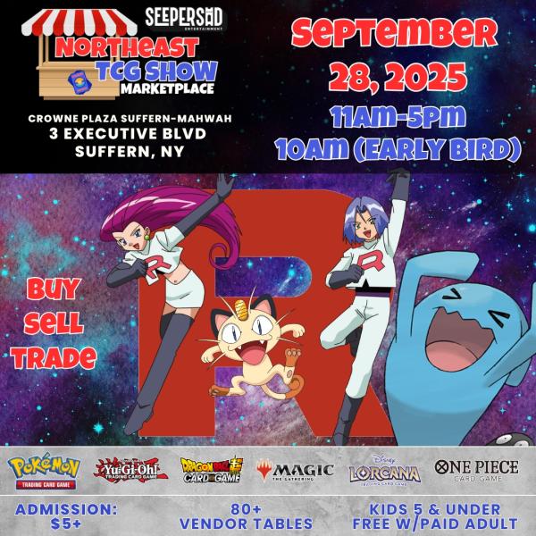 NE TCG Show Marketplace - Sept 2025