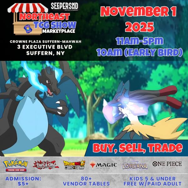 NE TCG Show Marketplace - November 2025