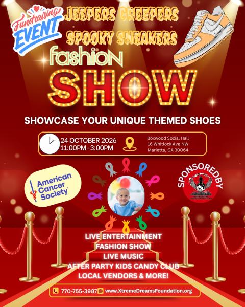 JEEPERS CREEPERS SPOOKY SNEAKERS Fashion Show Fundraiser Indoor