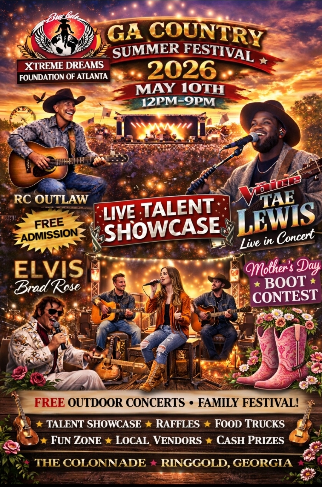 GA COUNTRY SUMMER FESTIVAL OUTDOOR  EVENT