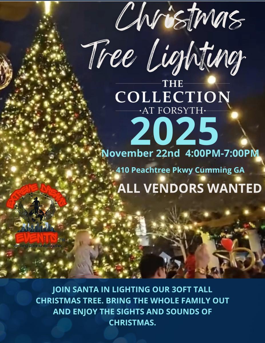 Tree Lighting at The Collection of Forsyth Outdoor Event