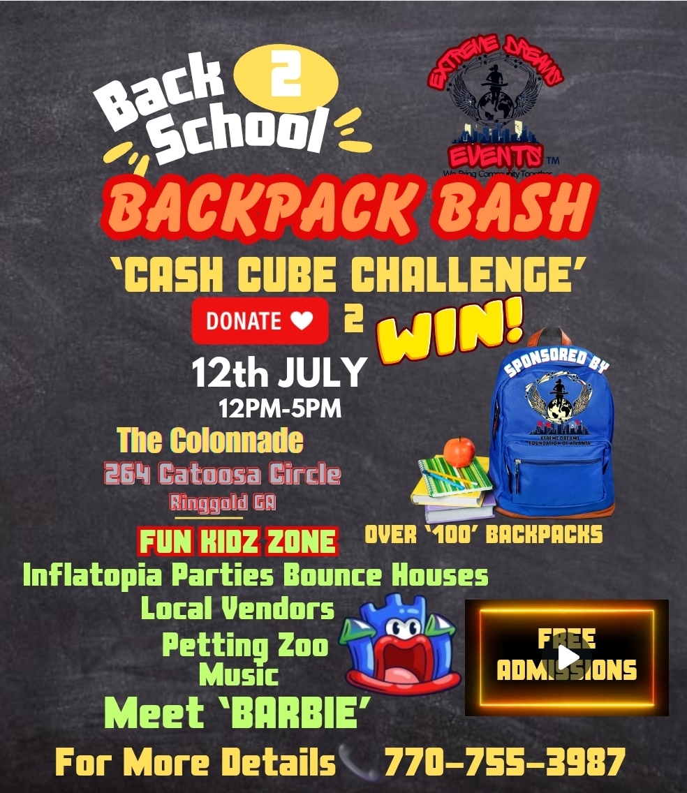 Back2School Backpack Bash at The Colonnade in Ringgold GA