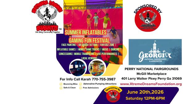 Summer Inflatables Gaming Fun Festival at Perry National Fairgrounds Indoor Event