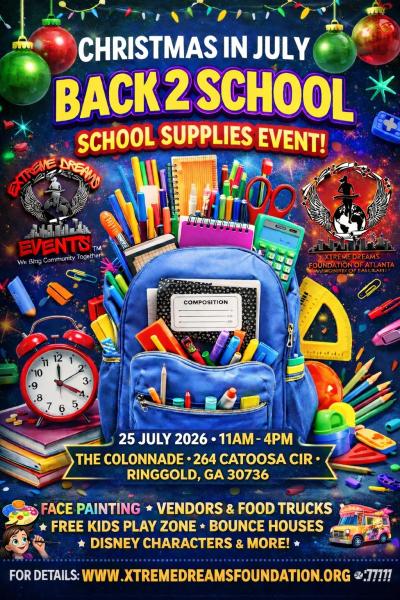 Merry Christmas in July Back2School Supplies Giveaway