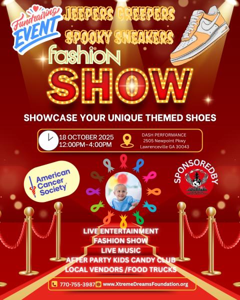 JEEPERS CREEPERS SPOOKY SNEAKERS Fashion Show Fundraiser Indoors