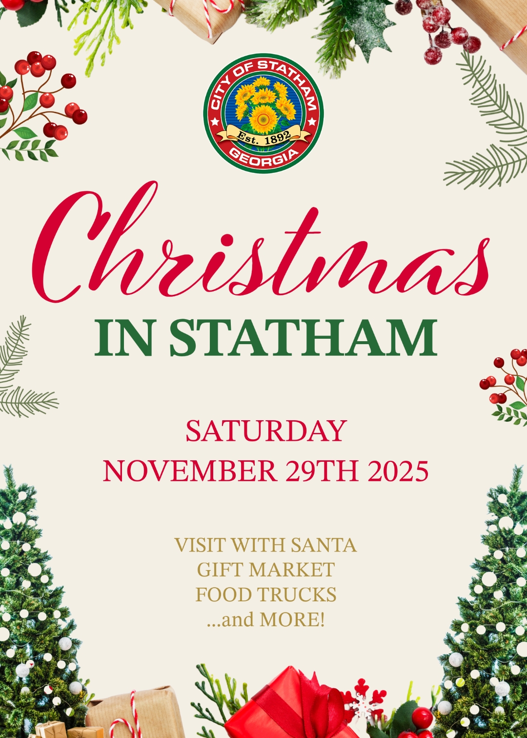 Christmas in Statham 2025