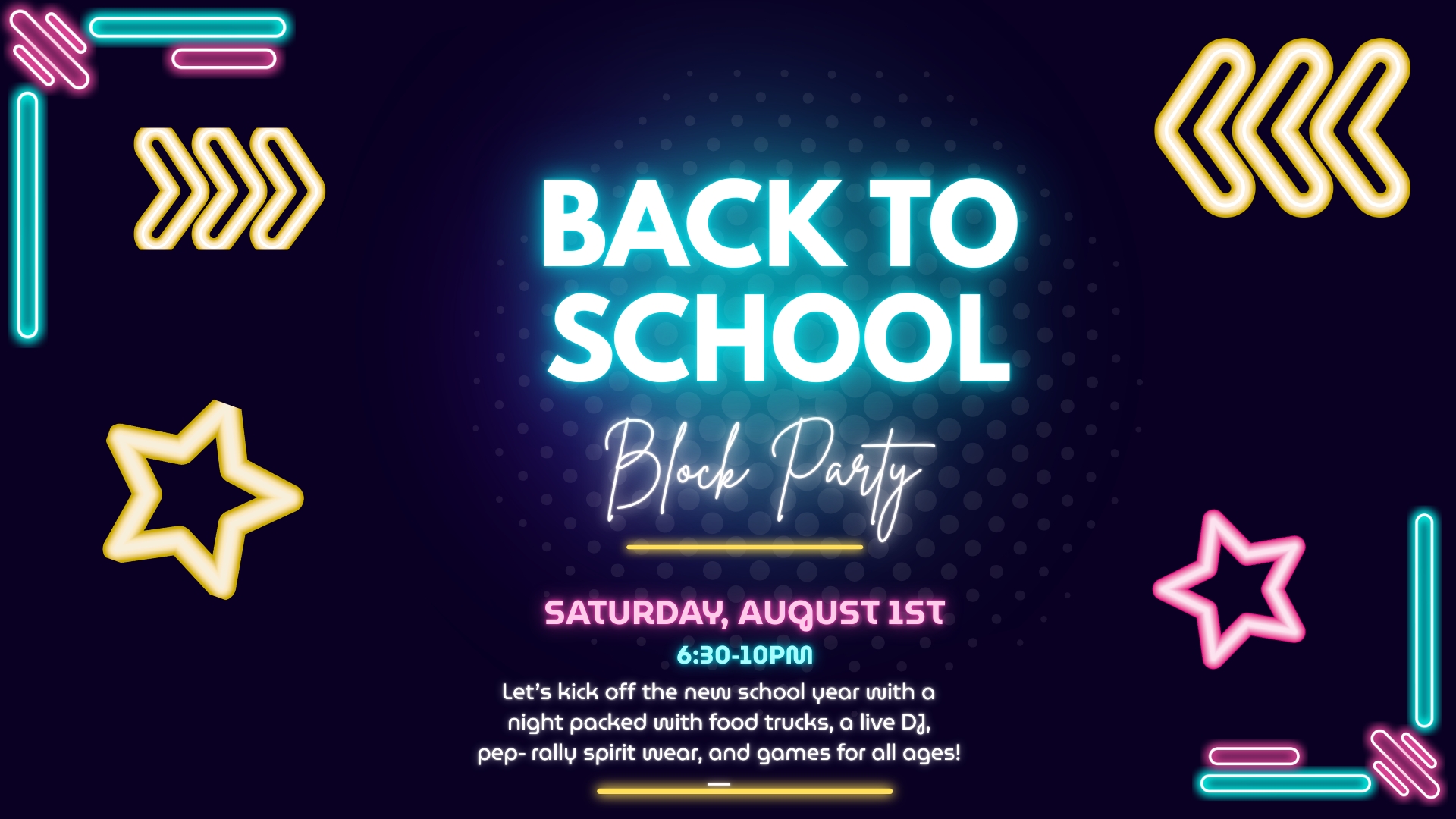 Back 2 School Block Party