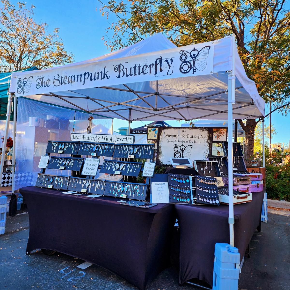 The Steampunk Butterfly, also the creator of Artisan Markets!