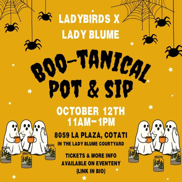 Ladybirds x Lady Blume Boo-tanical Pot and Sip