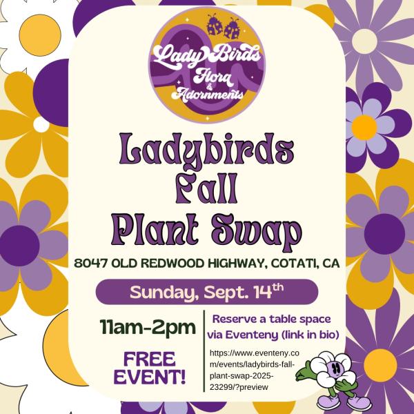 Ladybirds Fall 2025 Plant Swap