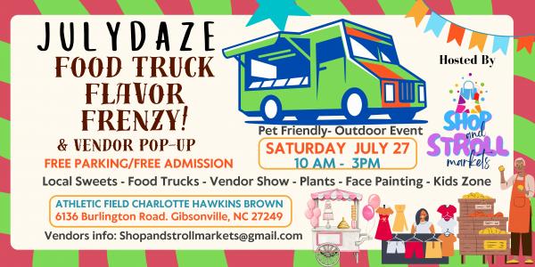 July Daze Food Truck and Vendor  and Jeep Show