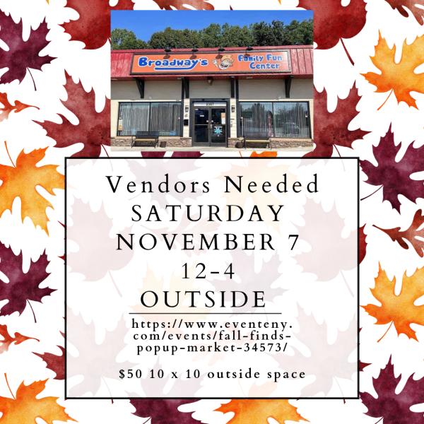 Fall Find Popup Market at Broadways