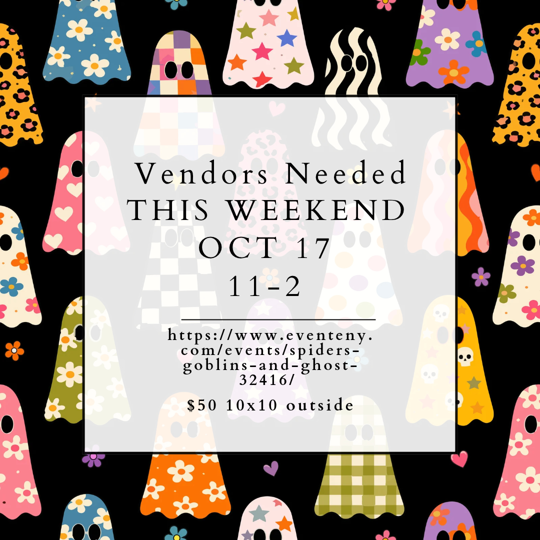 Spiders, Goblins, and Ghost Vendor Pop-Up