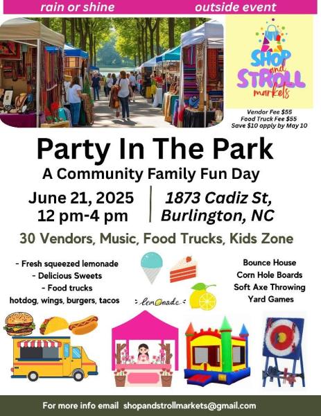 Party in the Park - June 21