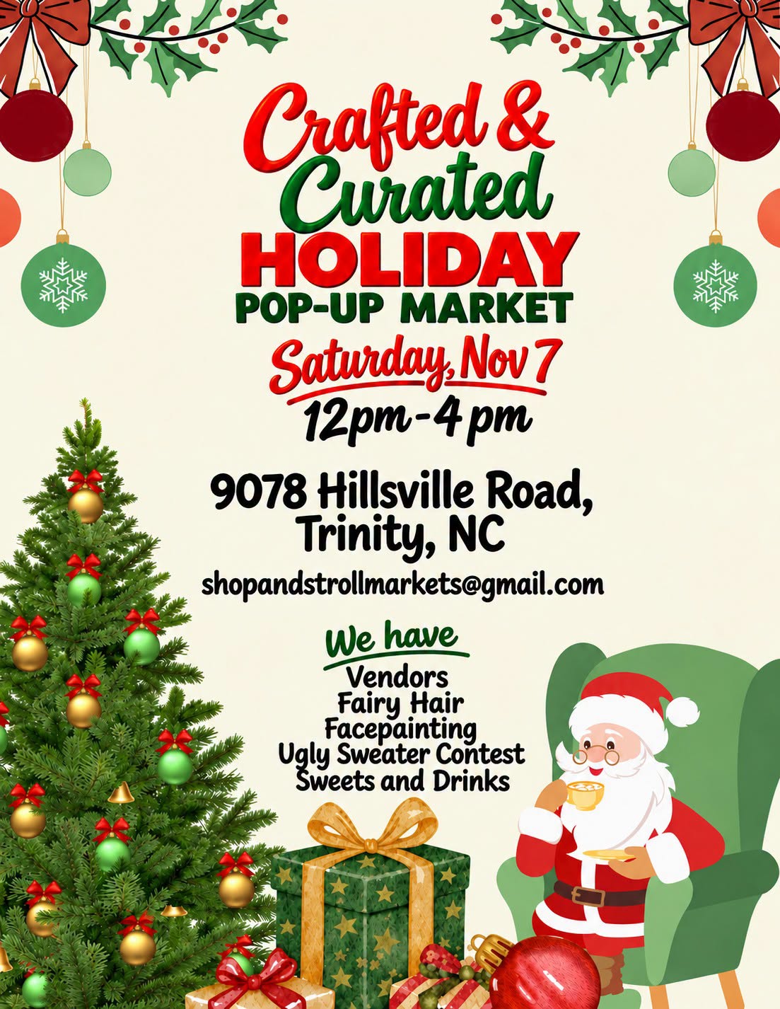 CRAFTED & CURATED HOLIDAY POP-UP MARKET