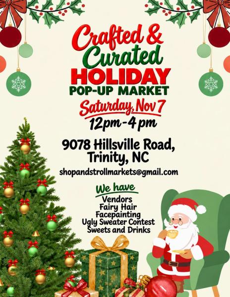 CRAFTED & CURATED HOLIDAY POP-UP MARKET