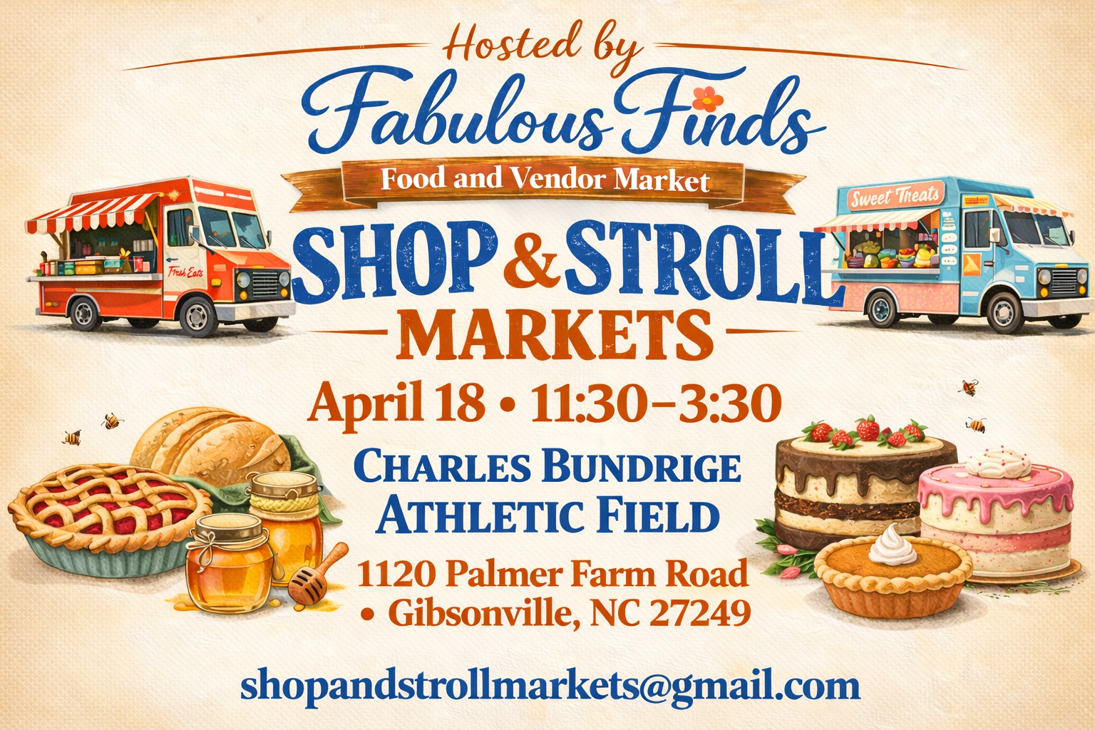 Fabulous Finds Food Truck and Vendor Market April 18 Charles Bundrige