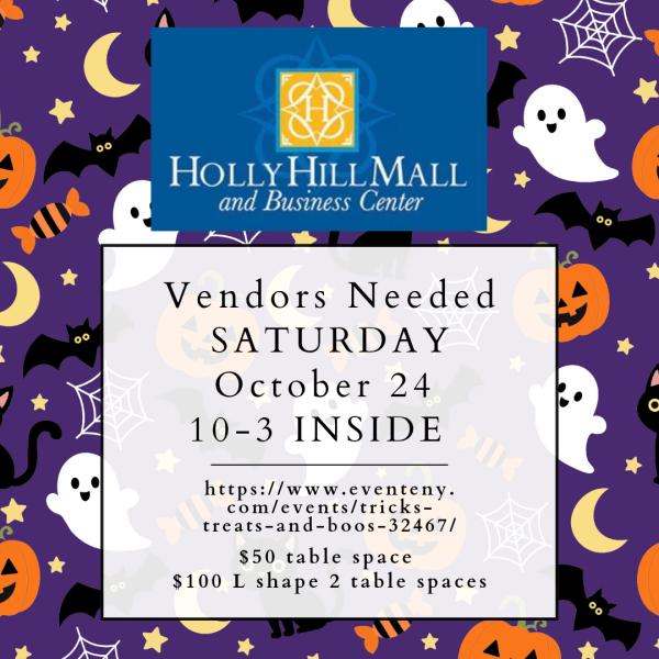 Tricks, Treats, and Boos at Holly Hill Mall