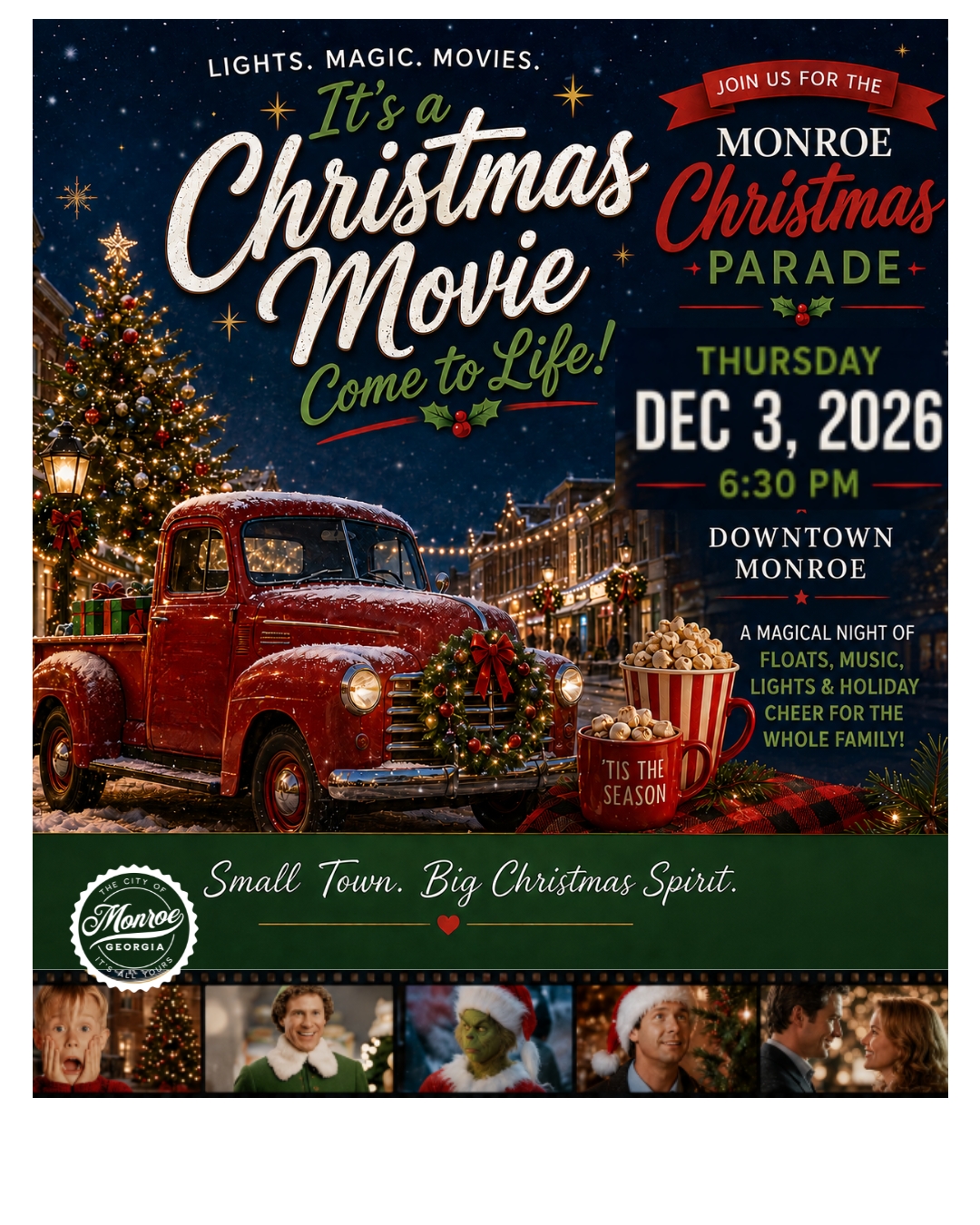 Monroe Christmas Parade: "Its a Christmas Movie Come to Life"