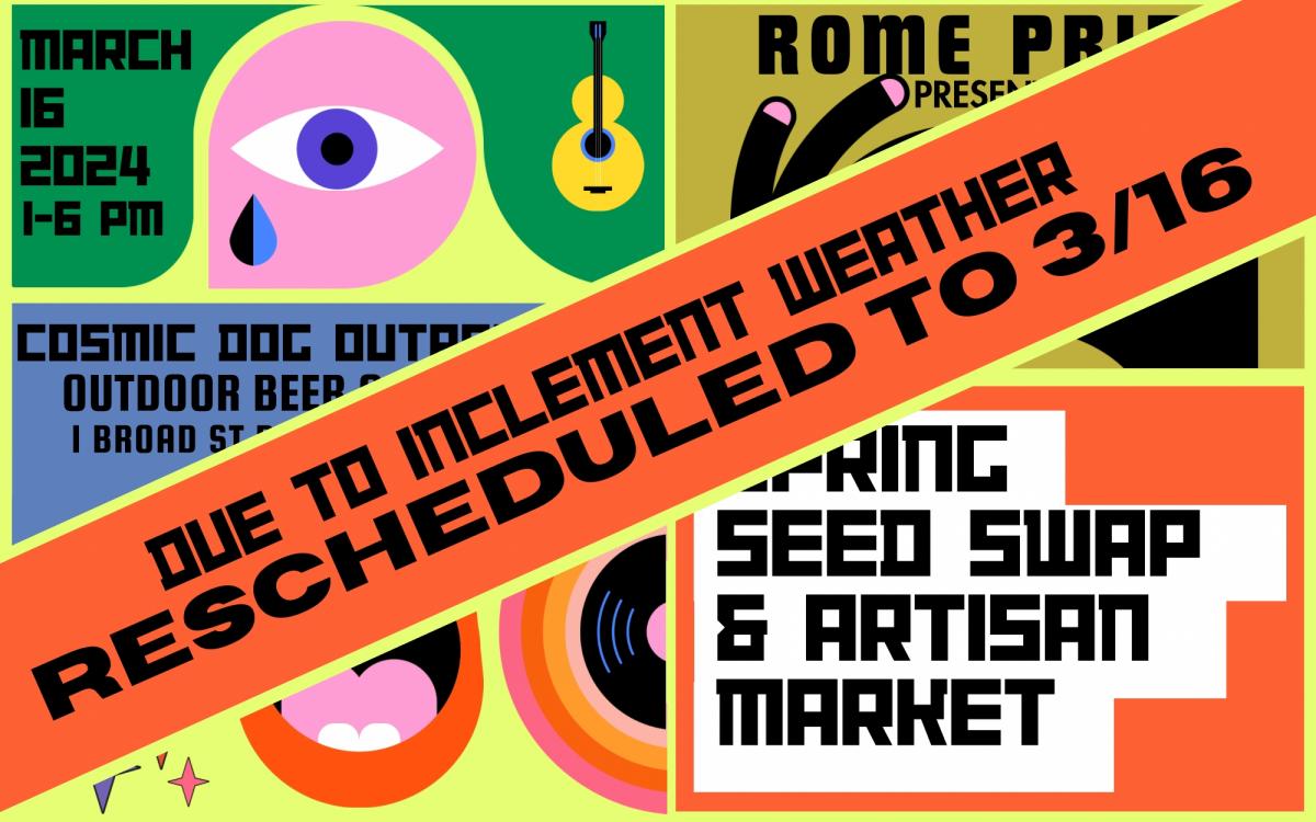 Rome Pride’s Spring Seed Swap & Artisan Market cover image