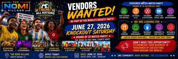 NOMI ALL NATIONS KNOCK OUT SATURDAY JUNE 27TH