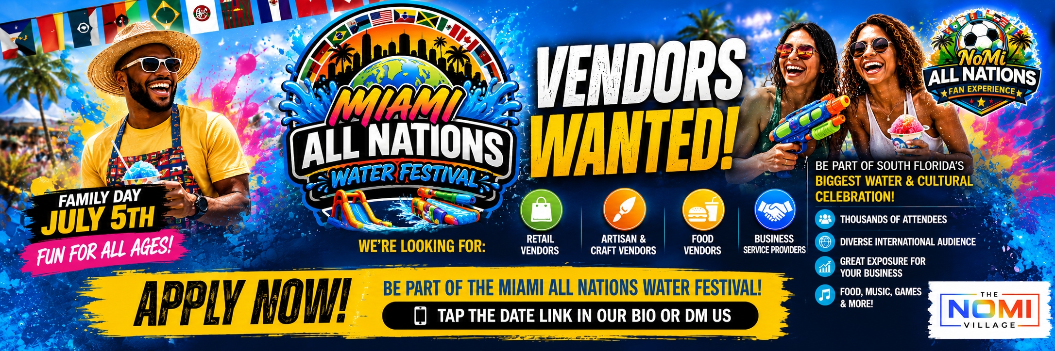 Miami All Nations Water Festival - July 5th