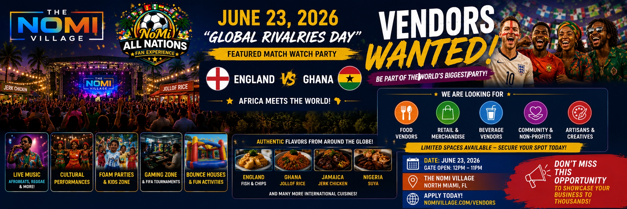 NoMi All Nations - Global Rivalries Day