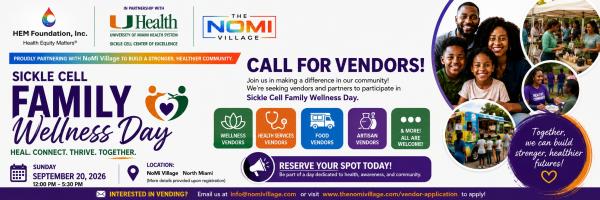 Sickel Cell Family Wellness Day