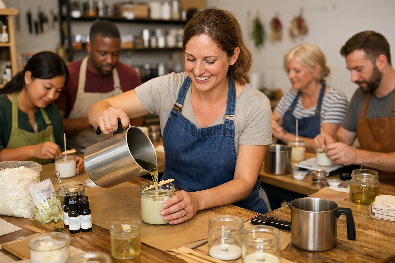 Candle Making Workshop- The Good Lot