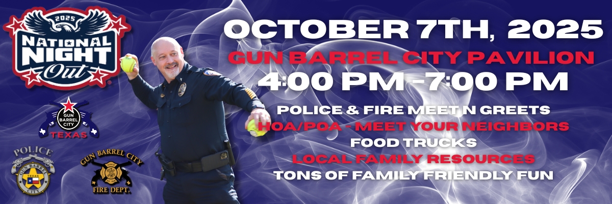 National Night Out - Gun Barrel City