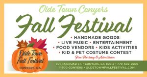 Olde Town Conyers Fall Festival Sponsorship Opportunity