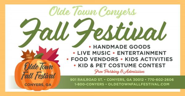 2026 Olde Town Conyers Fall Festival