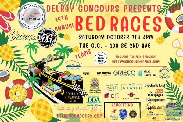 Delray Bed Race Oct 7, 2023