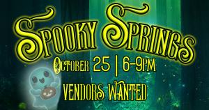 Spooky Springs 2025 Trunk or Treat Vendor Application