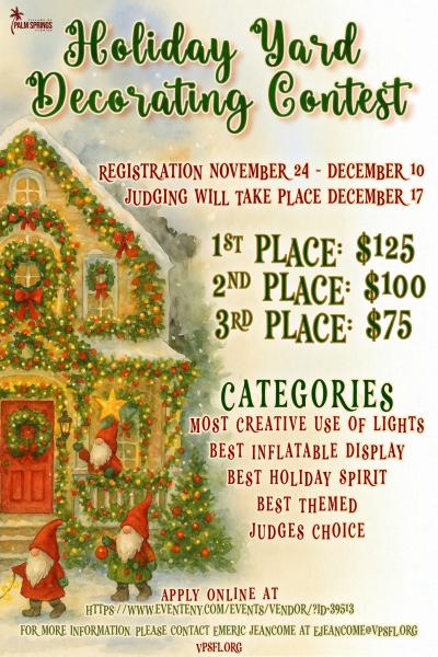 2025 Holiday Yard Decorating Contest