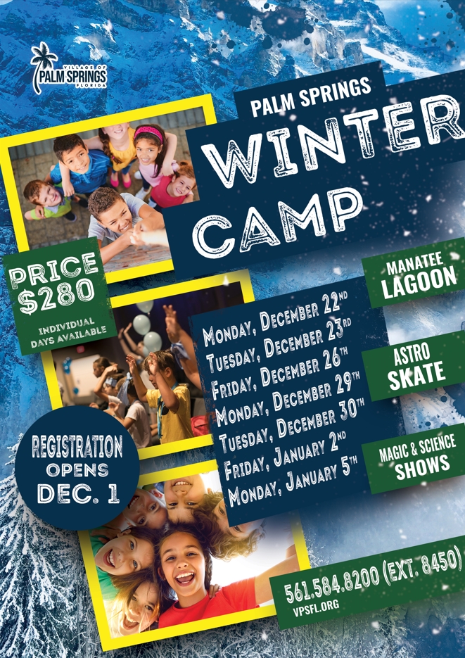 Village of Palm Springs 2025 Winter Camp Registration