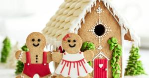 Ages 5-12  Let's Make Gingerbread Houses! 4:30 pm-6:00 pm cover picture