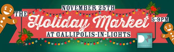 The Holiday Market at Gallipolis-In-Lights