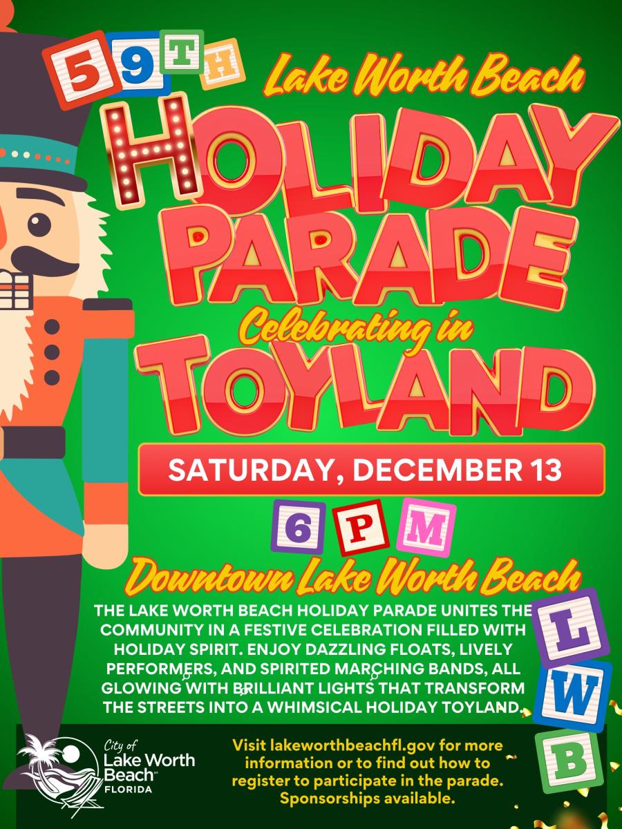 Lake Worth Beach 59th Holiday Parade-Celebrating in Toyland