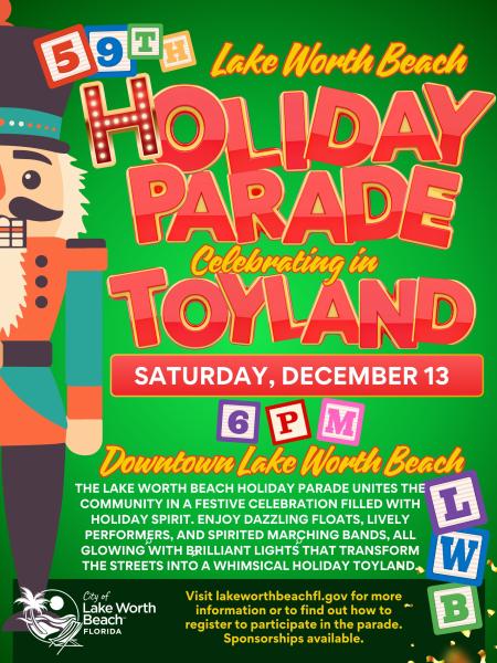Lake Worth Beach 59th Holiday Parade-Celebrating in Toyland