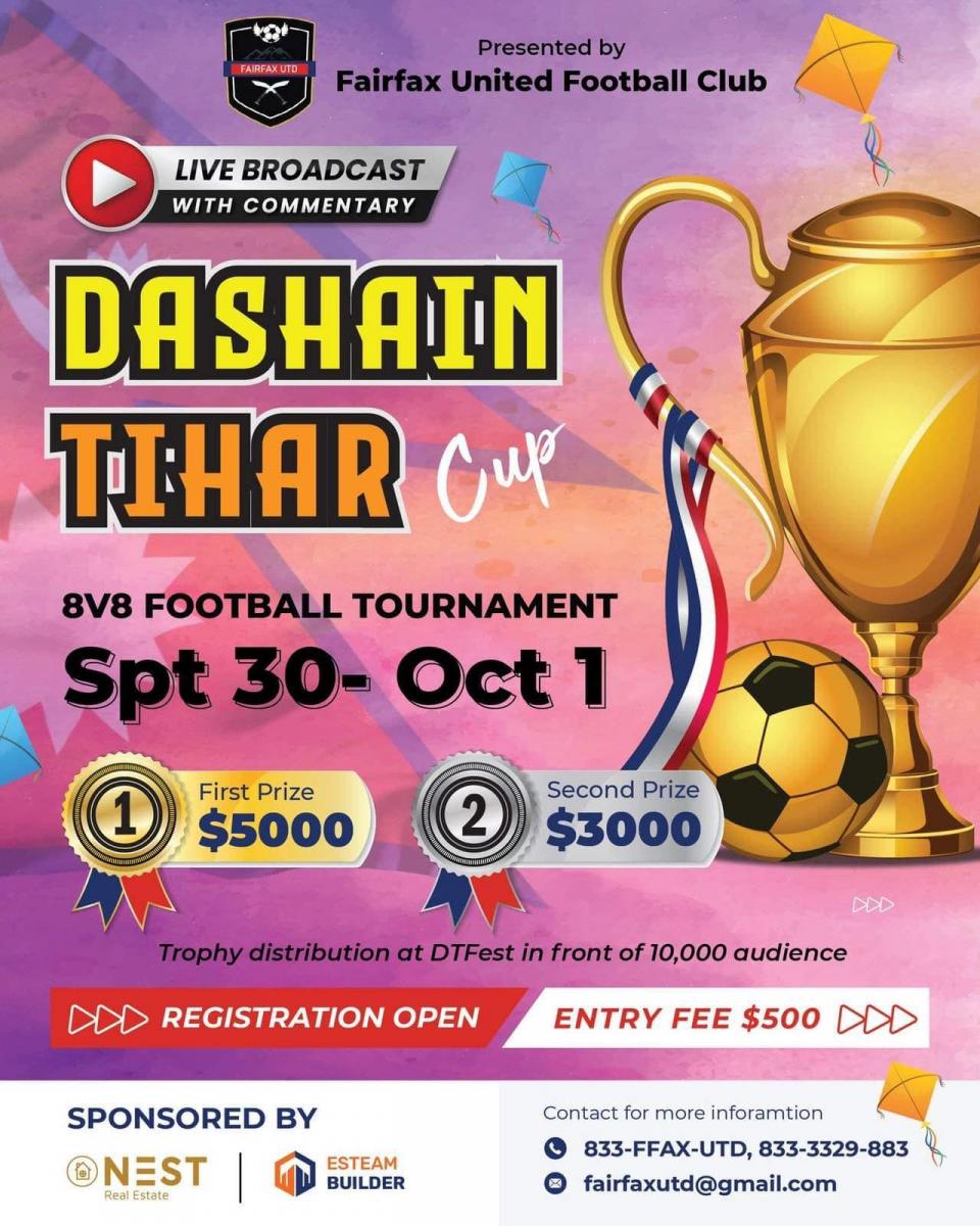 Dashain Tihar Cup - 8v8 football tournament cover image