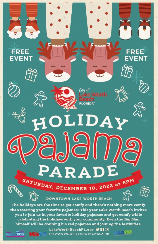 Lake Worth Beach Pajama Party Holiday Parade cover image