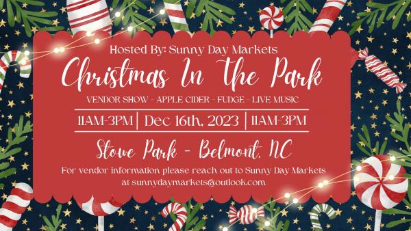 Christmas In The Park Application (Belmont, NC)